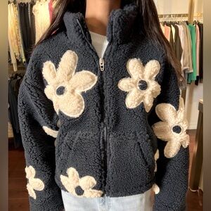 Blank NYC Love Life Fleece Jacket